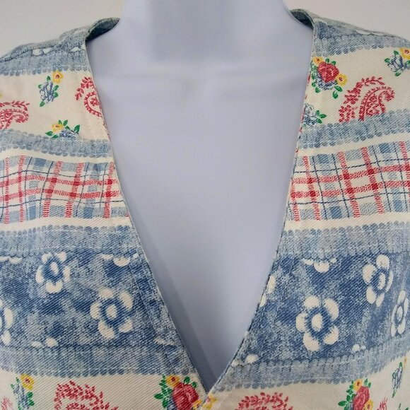 Vivaldi Jeanswear Division of Stuffed Shirts Inc Vintage Women's Paisley Medium - Picture 3 of 7